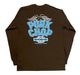 PORKCHOP GARAGE SUPPLY �ݡ�������å� ���졼�����ץ饤��WP BIG LOGO L/S TEE���ӥå����� ĹµT����ġ�����T��3��(WHITE/BLACK/DARK BROWN)��2025SS