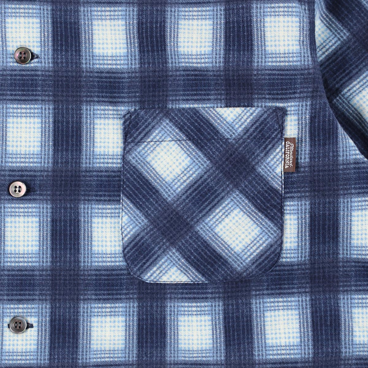 STANDARD CALIFORNIA ����������ɥ���ե���˥�SD Print Flannel Check Shirt���ץ��ȥե��ͥ�����å�����ġ�2����NAVY/BROWN��