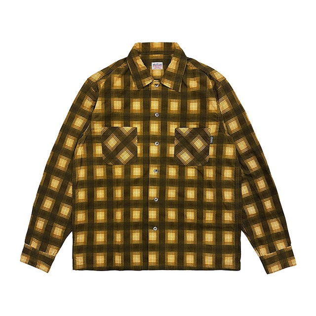 STANDARD CALIFORNIA ����������ɥ���ե���˥�SD Print Flannel Check Shirt���ץ��ȥե��ͥ�����å�����ġ�2����NAVY/BROWN��