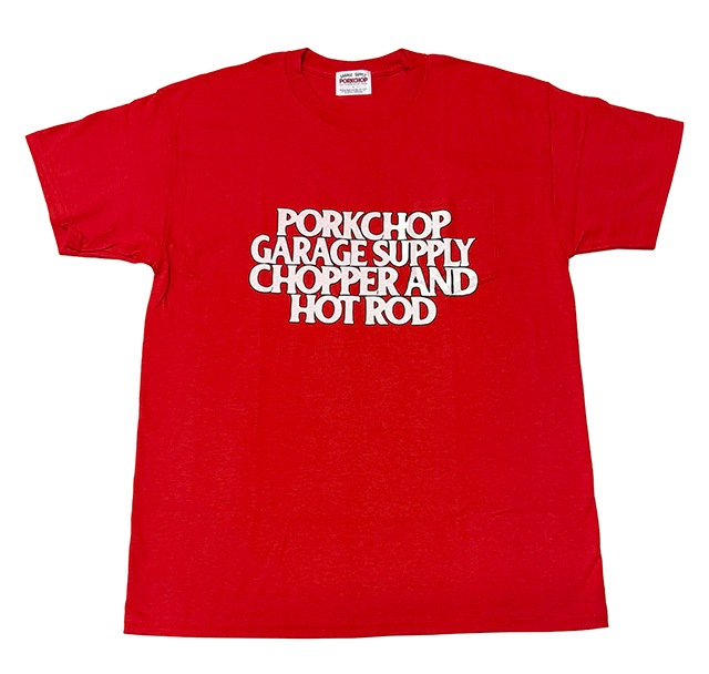 PORKCHOP GARAGE SUPPLY �ݡ�������å� ���졼�����ץ饤��C&H LOGO POCKET TEE �������ݥ��å� T����ġ�Ⱦµ��3��(BLACK/RED/LIGHT BLUE)��2026SS