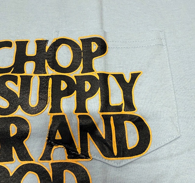 PORKCHOP GARAGE SUPPLY �ݡ�������å� ���졼�����ץ饤��C&H LOGO POCKET TEE �������ݥ��å� T����ġ�Ⱦµ��3��(BLACK/RED/LIGHT BLUE)��2026SS