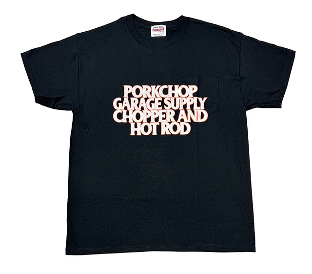 PORKCHOP GARAGE SUPPLY �ݡ�������å� ���졼�����ץ饤��C&H LOGO POCKET TEE �������ݥ��å� T����ġ�Ⱦµ��3��(BLACK/RED/LIGHT BLUE)��2026SS