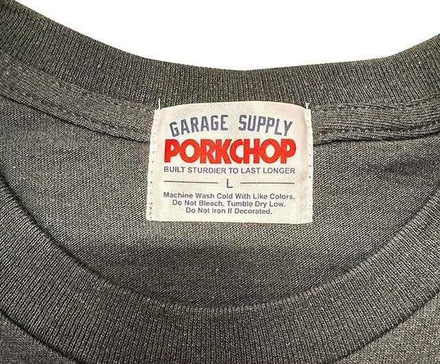 PORKCHOP GARAGE SUPPLY �ݡ�������å� ���졼�����ץ饤��C&H LOGO POCKET TEE �������ݥ��å� T����ġ�Ⱦµ��3��(BLACK/RED/LIGHT BLUE)��2026SS