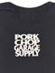 PORKCHOP GARAGE SUPPLY �ݡ�������å� ���졼�����ץ饤��C&H LOGO POCKET TEE �������ݥ��å� T����ġ�Ⱦµ��3��(BLACK/RED/LIGHT BLUE)��2026SS
