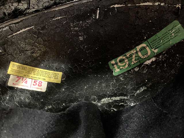 70's BELL �٥롡�ӥ�ơ������إ��åȡ�STAR120������󥸡�7 1/4��58cm��Antique ����ƥ������ۡ���š�