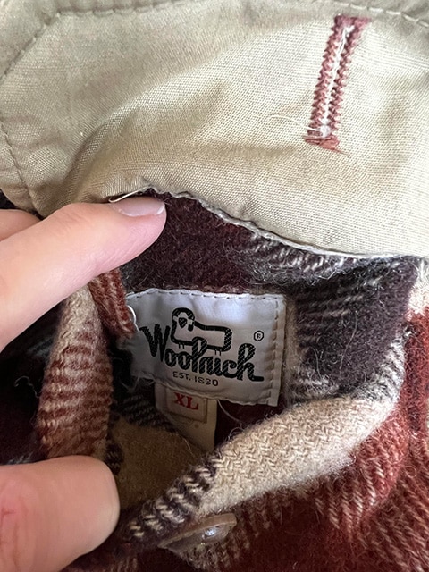 Woolrich �������å�����С����֥른�㥱�åȡ�XL��������color:Beige��Red����OLD ������ɡۡ���š�