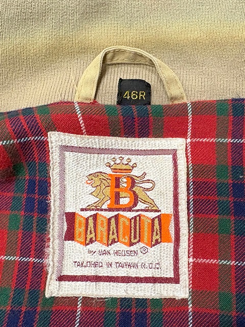 ��SALE 30%OFF�� BARACUTA �Х饯������G9 HARRINGTON JACKET �ϥ��ȥ󥸥㥱�åȡ�color.BEIGE��size :46R���ե졼�����������󡡥����󥰥ȥåס���OLD ������ɡۡ���š�