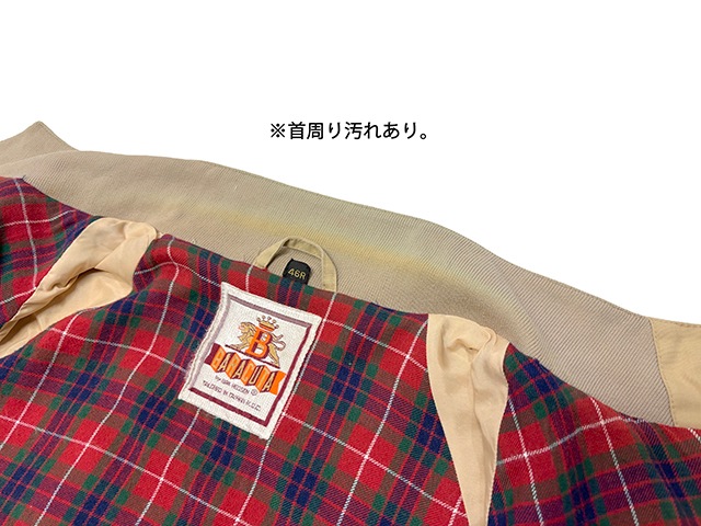��SALE 30%OFF�� BARACUTA �Х饯������G9 HARRINGTON JACKET �ϥ��ȥ󥸥㥱�åȡ�color.BEIGE��size :46R���ե졼�����������󡡥����󥰥ȥåס���OLD ������ɡۡ���š�
