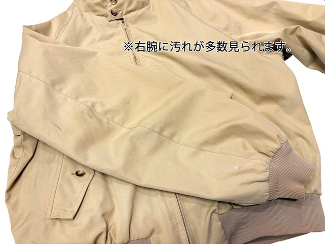 ��SALE 30%OFF�� BARACUTA �Х饯������G9 HARRINGTON JACKET �ϥ��ȥ󥸥㥱�åȡ�color.BEIGE��size :46R���ե졼�����������󡡥����󥰥ȥåס���OLD ������ɡۡ���š�