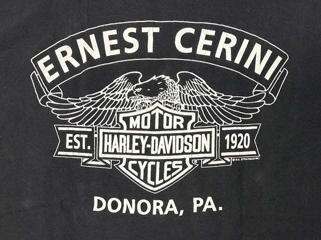 ��SALE 30%OFF��90s��Harley-Davidson �ϡ��졼���ӥåɥ���SHORT SLEEVE T-SHIRTS ���硼�ȥ��꡼�� T����ġ�col:BLACK��size:XXL��COTTON100%��Made in U.S.A.����VINTAGE �ӥ�ơ����ۡ���šۡ�Ź�޻����Բġ�