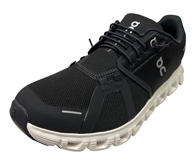 ON ����Cloud 6 ���饦��6��MEN ��󥺡�BLACK/WHITE�����ˡ����������̡����˥󥰥��塼�����Ѥ�ɳ�դ�