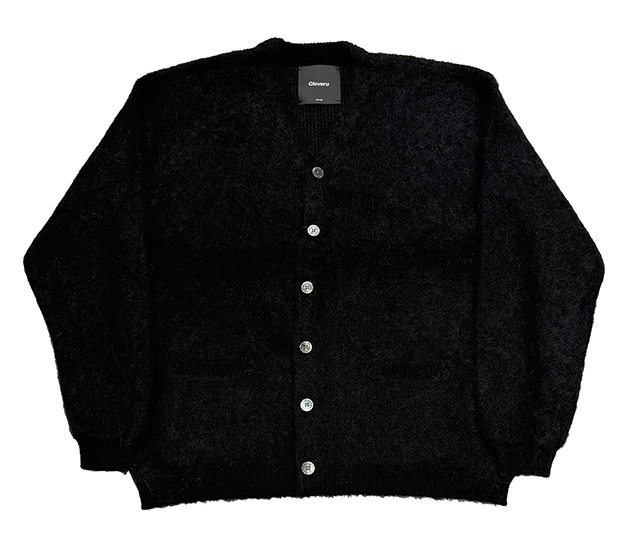 Cloveru �������Х� Simple Wool Mohair Cardigan������ץ륦�����إ������ǥ�����2����Brown/Black��