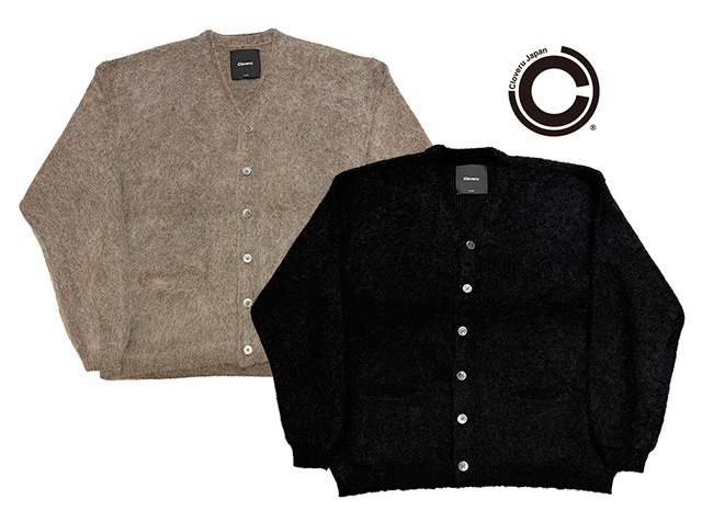 Cloveru �������Х� Simple Wool Mohair Cardigan������ץ륦�����إ������ǥ�����2����Brown/Black��