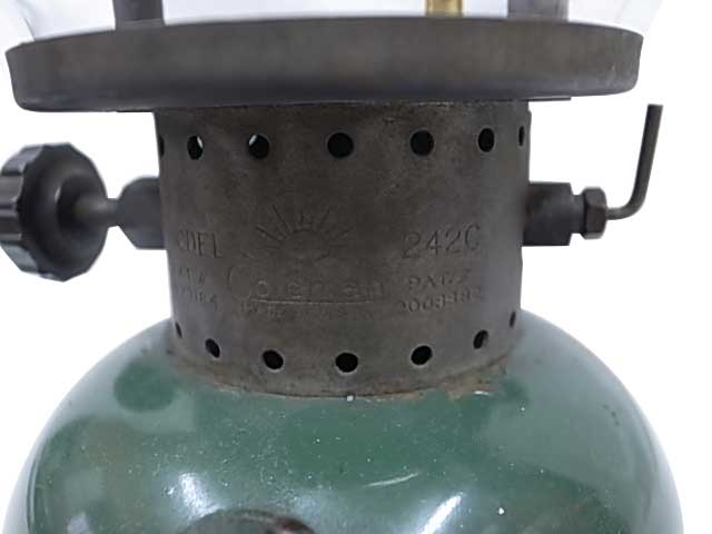 1949ǯ��¤��Coleman ������ޥ�Model 242C ������ơ��� ��󥿥� GREEN ��Antique ����ƥ������ۡ���š�