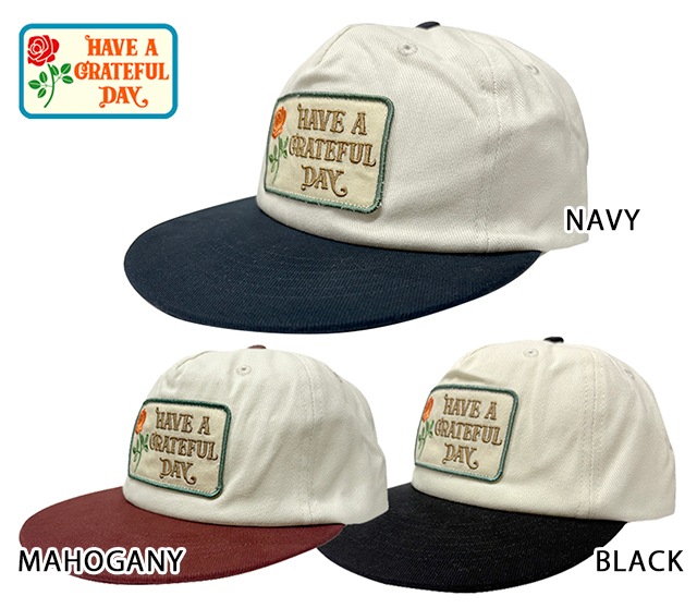 HAVE A GRATEFUL DAY �ϥ� �� ���쥤�ȥե� �ǥ���5 PANEL CAP 5�ѥͥ� ����åס�TWO TONE �ġ��ȡ��󡡥��åȥ�100�󡡥�������FREE��˹�ҡ�2025FW��GOWEST GOHEMP