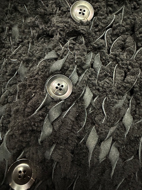 good karma development ���åɥ���ޥǥ٥��åץ��ȡ�MOUTON CARDIGAN ��CHARLIE�ɡ�BLACK �֥�å���size:ONE�����ѥȡ��ȥХå��դ�