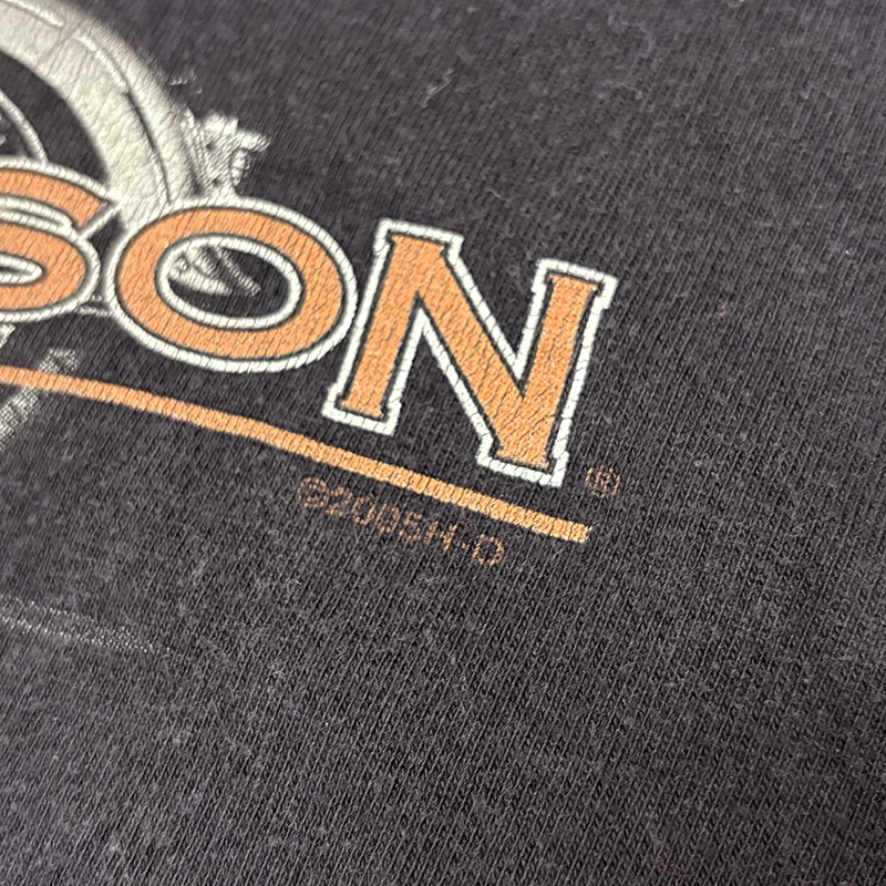 ��06��Harley-Davidson �ϡ��졼���ӥåɥ���SHORT SLEEVE T-SHIRTS ���硼�ȥ��꡼�� T����ġ�col:BLACK��size:2XL��Made in U.S.A. ����USED �桼���ɡۡ���šۡ�Ź�޻����Բġ�