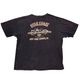 ��06��Harley-Davidson �ϡ��졼���ӥåɥ���SHORT SLEEVE T-SHIRTS ���硼�ȥ��꡼�� T����ġ�col:BLACK��size:2XL��Made in U.S.A. ����USED �桼���ɡۡ���šۡ�Ź�޻����Բġ�