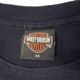 ��06��Harley-Davidson �ϡ��졼���ӥåɥ���SHORT SLEEVE T-SHIRTS ���硼�ȥ��꡼�� T����ġ�col:BLACK��size:2XL��Made in U.S.A. ����USED �桼���ɡۡ���šۡ�Ź�޻����Բġ�