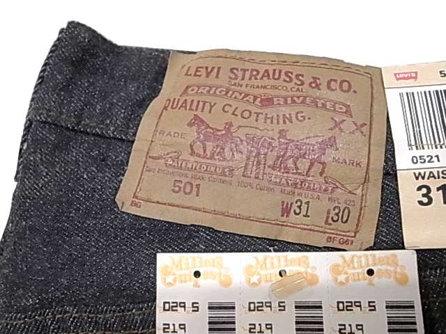 DEAD STOCKLEVI'S ꡼Х 501 1980ǯMADE IN U.S.A  3130֥åǥ˥ࡡ ǥåɥȥåꥸʥVintage ơ