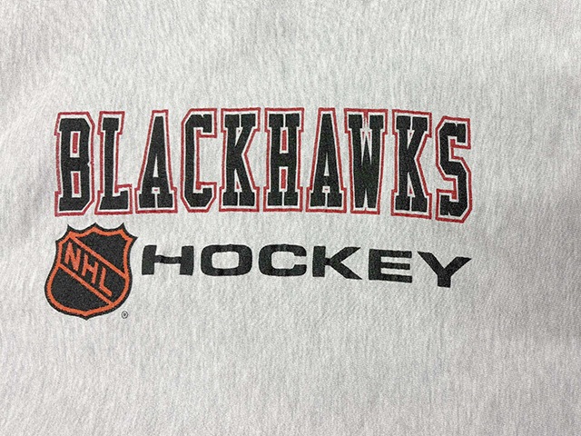 ��SALE 30%OFF�� 90s��Champion �����ԥ���REVERSE WEAVE CREW NECK SWEAT SHIRTS ��С����������� ���롼�ͥå� �������å� ����ġ�col:GRAY��size:XX-LARGE���ɽ�������BLACKHAWKS��MADE IN U.S.A. ����ꥫ����BIG SIZE����VINTAGE ������ơ����ۡ���šۡ�Ź�޻����Բġ�