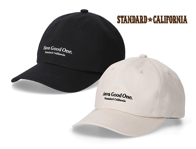 STANDARD CALIFORNIA ����������ɥ���ե���˥� SD Hava Good One Baseball Cap���ϥХ��åɥ��١����ܡ��륭��åס�2����BLACK/WHITE��