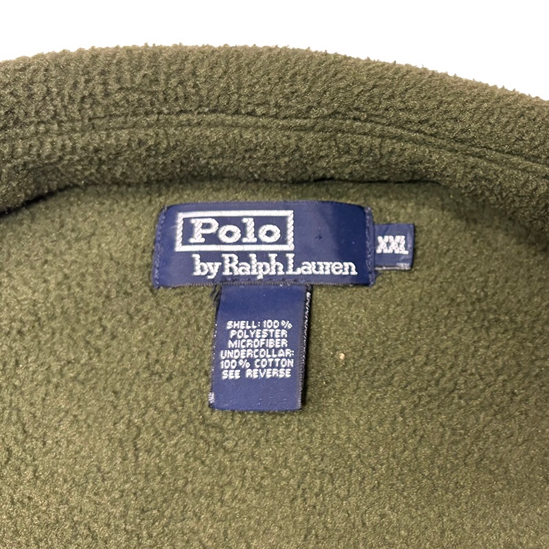 Polo by Ralph Lauren �ݥ� ���ե�����󡡥ե꡼�� �������󥰥ȥåס�col.OLIVE��size:XXL���ϥ��ȥ󥸥㥱�åȡ���USED �桼���ɡۡ���š�