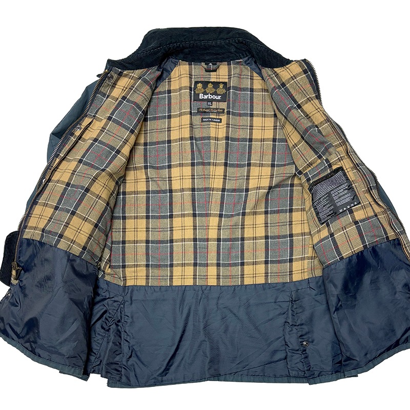 Barbour �Х֥�����ASHBY ������ӡ���col.BLUE GRAY��size:XXL��3����ȡ�������ɥ��㥱�åȡ���USED �桼���ɡۡ���š�
