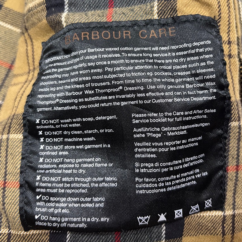 Barbour �Х֥�����ASHBY ������ӡ���col.BLUE GRAY��size:XXL��3����ȡ�������ɥ��㥱�åȡ���USED �桼���ɡۡ���š�