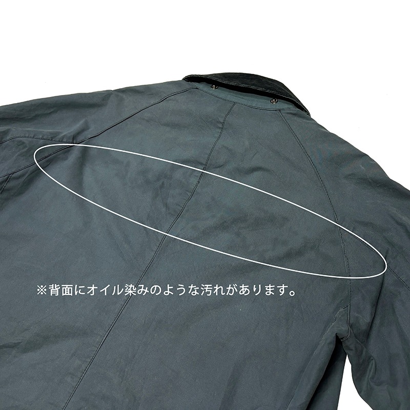 Barbour �Х֥�����ASHBY ������ӡ���col.BLUE GRAY��size:XXL��3����ȡ�������ɥ��㥱�åȡ���USED �桼���ɡۡ���š�