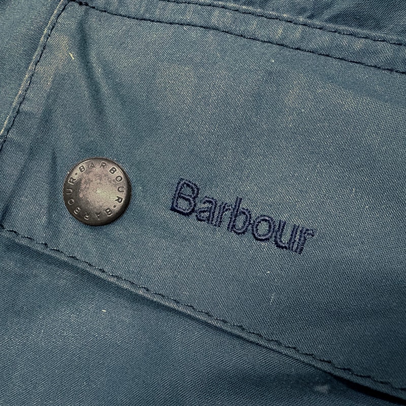 Barbour �Х֥�����ASHBY ������ӡ���col.BLUE GRAY��size:XXL��3����ȡ�������ɥ��㥱�åȡ���USED �桼���ɡۡ���š�