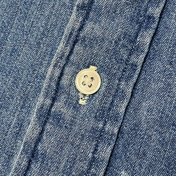 Ralph Lauren ���ե������ BD DENIM SHIRT �ܥ�������� �ǥ˥ॷ��ġ�col:INDIGO��size:XXL��COTTON100%����USED �桼���ɡۡ���šۡ�Ź�޻����Բġ�