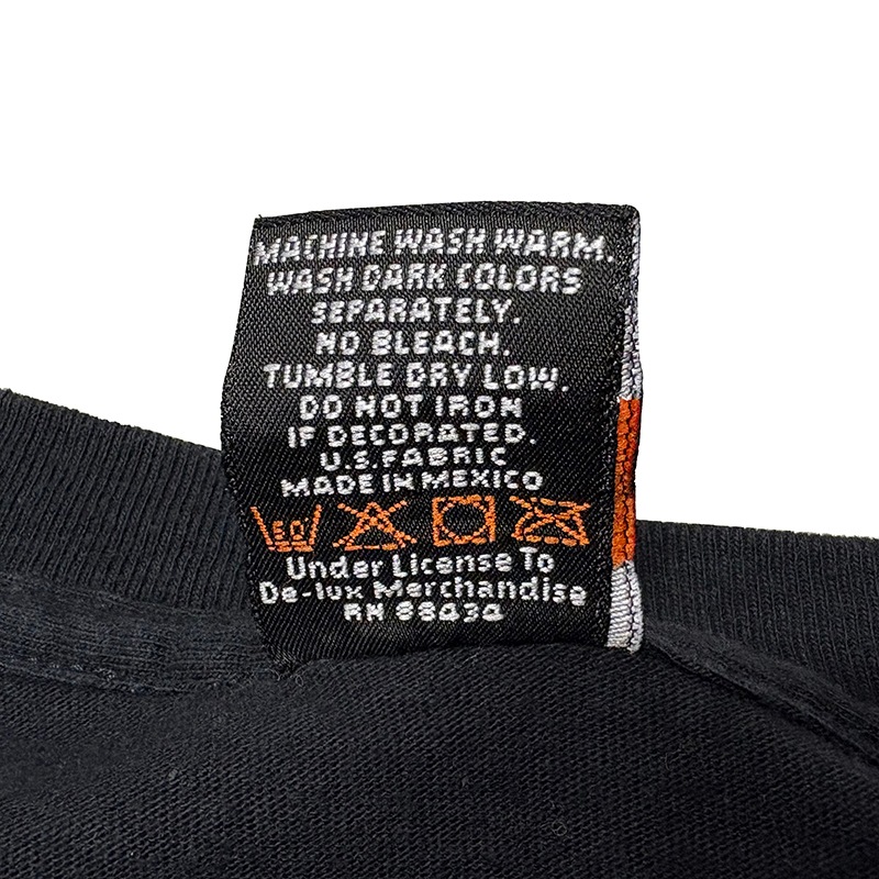 ��03��Harley-Davidson �ϡ��졼���ӥåɥ���SHORT SLEEVE T-SHIRTS ���硼�ȥ��꡼�� T����ġ�col:BLACK��size:2XL����USED �桼���ɡۡ���šۡ�Ź�޻����Բġ�