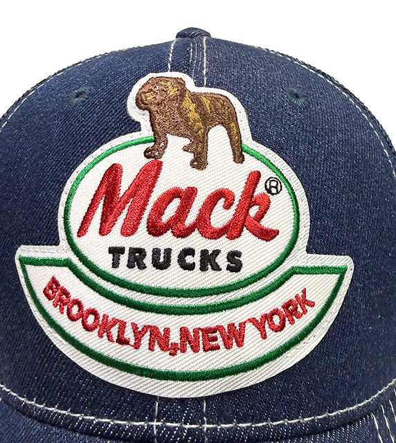 Mack TRUCKS���ޥå����ȥ�å�����WAPPEN DENIM MESH CAP����åڥ� �ǥ˥ࡡ��å��� ����åס�2����BLUE DENIM/BLACK DENIM�ˡ�˹��