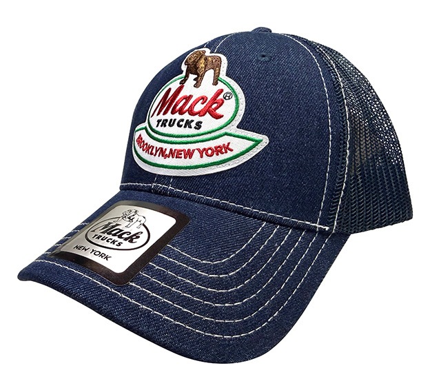 Mack TRUCKS���ޥå����ȥ�å�����WAPPEN DENIM MESH CAP����åڥ� �ǥ˥ࡡ��å��� ����åס�2����BLUE DENIM/BLACK DENIM�ˡ�˹��