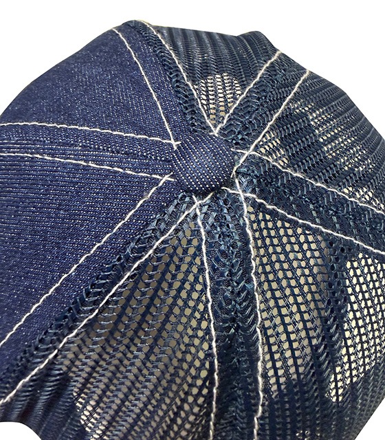 Mack TRUCKS���ޥå����ȥ�å�����WAPPEN DENIM MESH CAP����åڥ� �ǥ˥ࡡ��å��� ����åס�2����BLUE DENIM/BLACK DENIM�ˡ�˹��