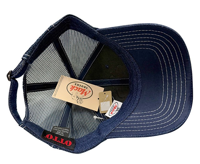 Mack TRUCKS���ޥå����ȥ�å�����WAPPEN DENIM MESH CAP����åڥ� �ǥ˥ࡡ��å��� ����åס�2����BLUE DENIM/BLACK DENIM�ˡ�˹��