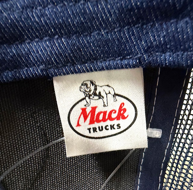 Mack TRUCKS���ޥå����ȥ�å�����WAPPEN DENIM MESH CAP����åڥ� �ǥ˥ࡡ��å��� ����åס�2����BLUE DENIM/BLACK DENIM�ˡ�˹��