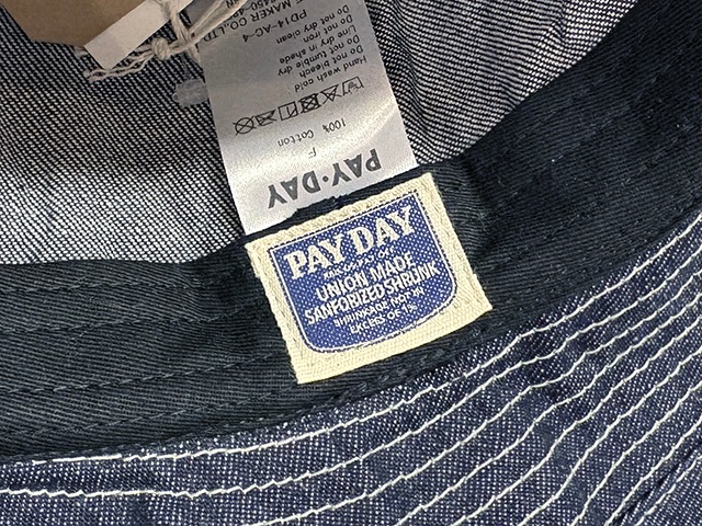 PAYDAY �ڥ��ǥ���VINTAGE HAT �ӥ�ơ��� �ϥåȡ�˹�ҡ�2��(INDIGO/BLACK)��FREE����������������2025SS