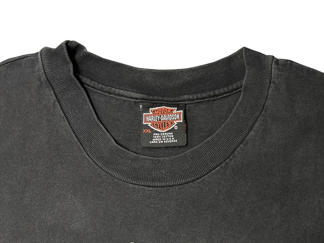90s��Harley-Davidson �ϡ��졼���ӥåɥ���SHORT SLEEVE T-SHIRTS ���硼�ȥ��꡼�� T����ġ�col:BLACK��size:XXL��COTTON100%��Made in U.S.A.����VINTAGE �ӥ�ơ����ۡ���šۡ�Ź�޻����Բġ�