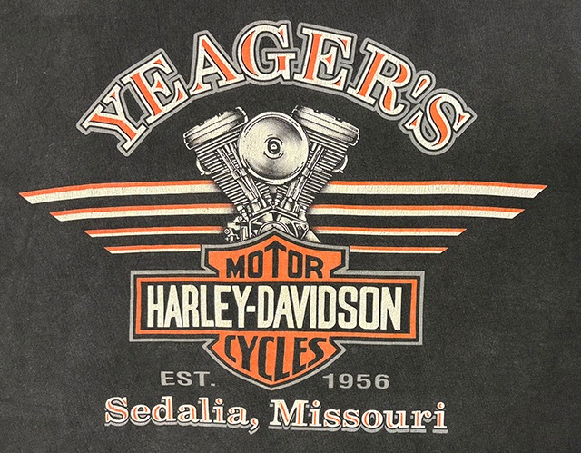 90s��Harley-Davidson �ϡ��졼���ӥåɥ���SHORT SLEEVE T-SHIRTS ���硼�ȥ��꡼�� T����ġ�col:BLACK��size:XXL��COTTON100%��Made in U.S.A.����VINTAGE �ӥ�ơ����ۡ���šۡ�Ź�޻����Բġ�