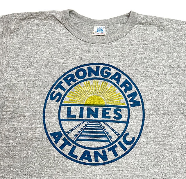 John Gluckow ����󥰥�å�����Lot JG-CS06 Strongarm Atlantic T-shirts�����ȥ��󥰥�� ���ȥ��ƥ��å���T����ġ�Ⱦµ��2��(HEATHER GRAY/OFF)��WAREHOUSE �������ϥ�����������