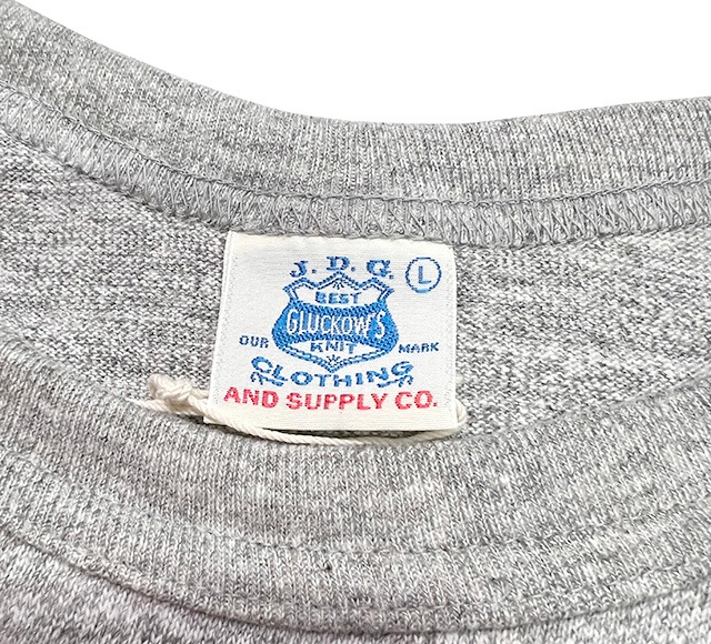 John Gluckow ����󥰥�å�����Lot JG-CS06 Strongarm Atlantic T-shirts�����ȥ��󥰥�� ���ȥ��ƥ��å���T����ġ�Ⱦµ��2��(HEATHER GRAY/OFF)��WAREHOUSE �������ϥ�����������