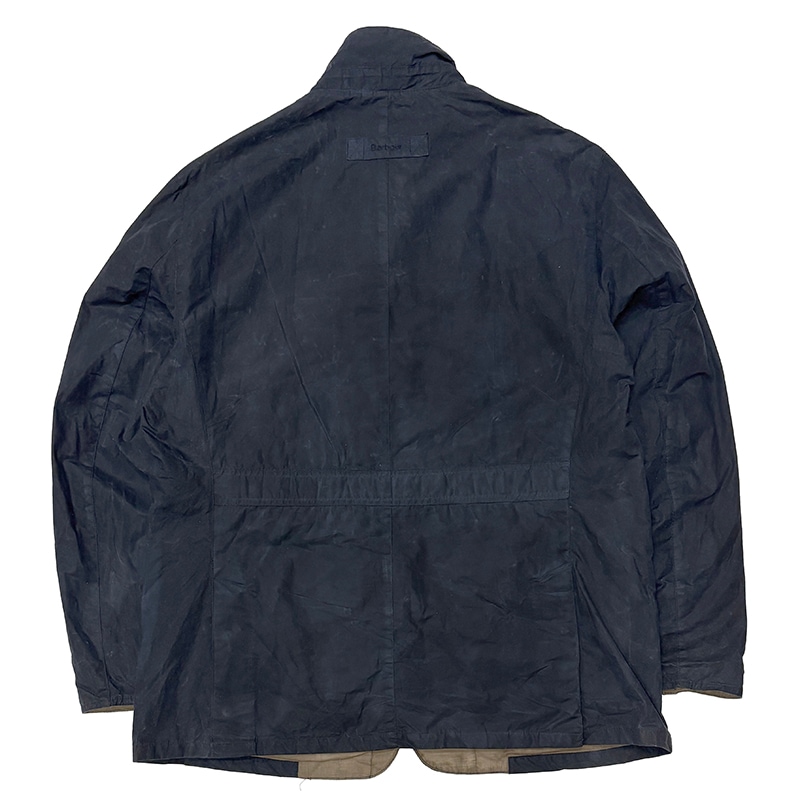 Barbour �Х֥�����LIGHTWEIGHT SANDER WAX JACKET �饤�ȥ������� ������� ��å������㥱�åȡ�col.DARK NAVY��size:XXL��3����ȡ�4oz��������ɥ��㥱�åȡ���USED �桼���ɡۡ���š�