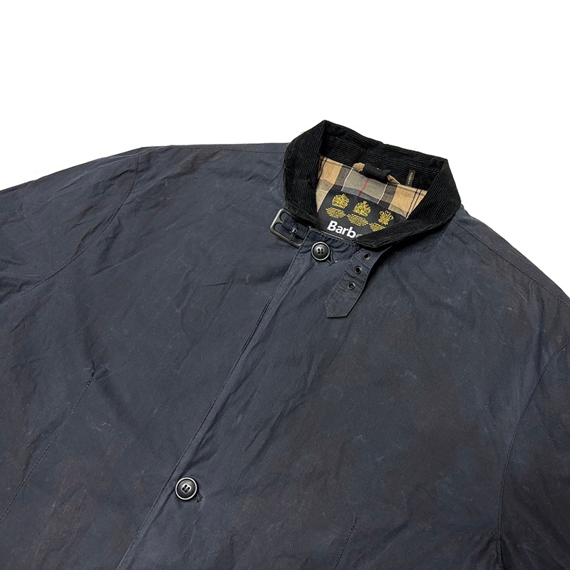 Barbour �Х֥�����LIGHTWEIGHT SANDER WAX JACKET �饤�ȥ������� ������� ��å������㥱�åȡ�col.DARK NAVY��size:XXL��3����ȡ�4oz��������ɥ��㥱�åȡ���USED �桼���ɡۡ���š�