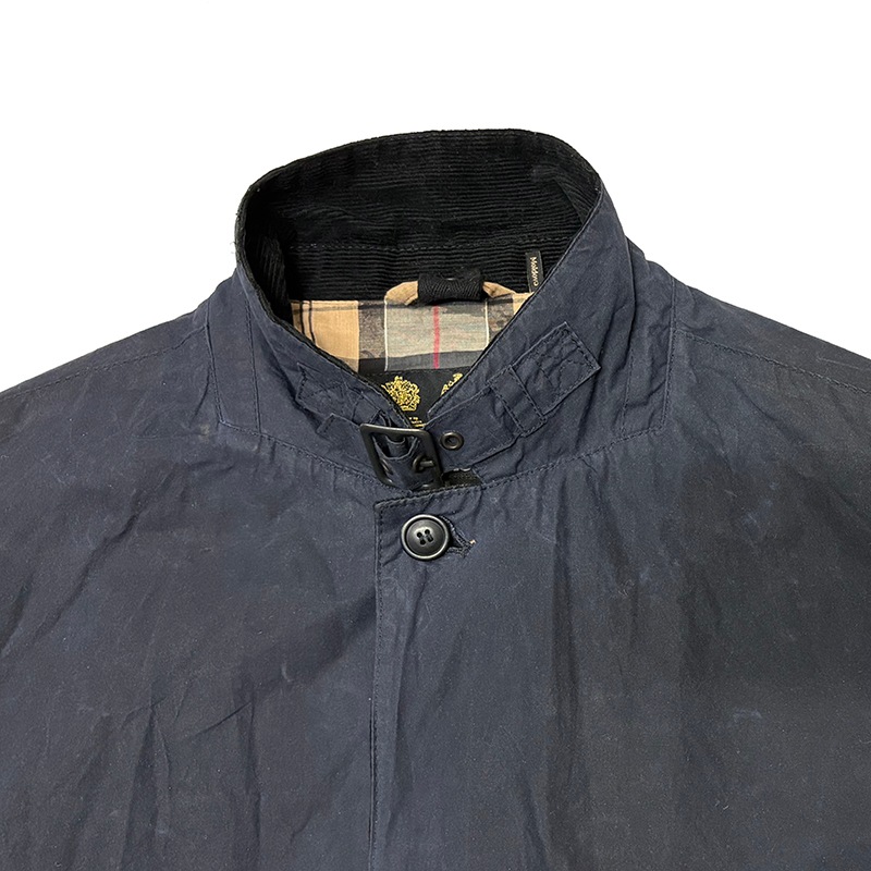 Barbour �Х֥�����LIGHTWEIGHT SANDER WAX JACKET �饤�ȥ������� ������� ��å������㥱�åȡ�col.DARK NAVY��size:XXL��3����ȡ�4oz��������ɥ��㥱�åȡ���USED �桼���ɡۡ���š�