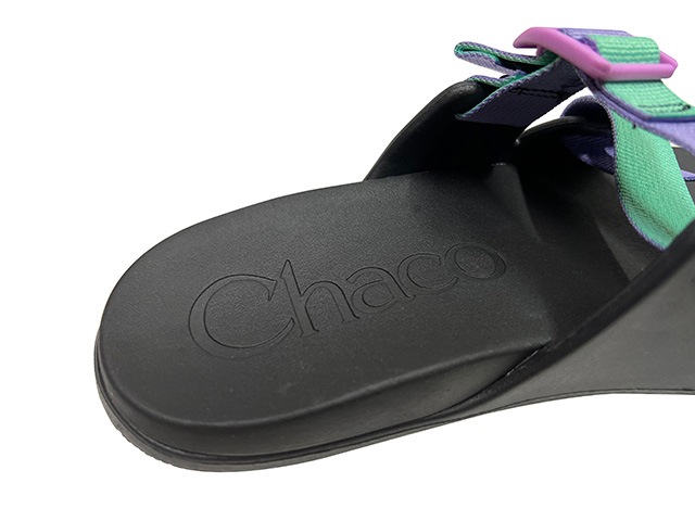 Chaco ���㥳��Ws CHILLOS SLIDE ������ ���饤�ɡ�PURPLE GREEN �ѡ��ץ륰�꡼�󡡥�����:7��LADYS ��ǥ�������WOMENS���������