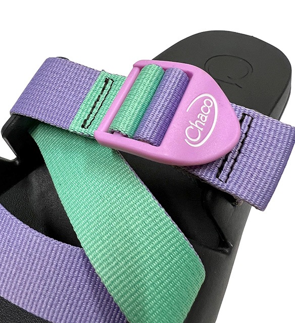 Chaco ���㥳��Ws CHILLOS SLIDE ������ ���饤�ɡ�PURPLE GREEN �ѡ��ץ륰�꡼�󡡥�����:7��LADYS ��ǥ�������WOMENS���������