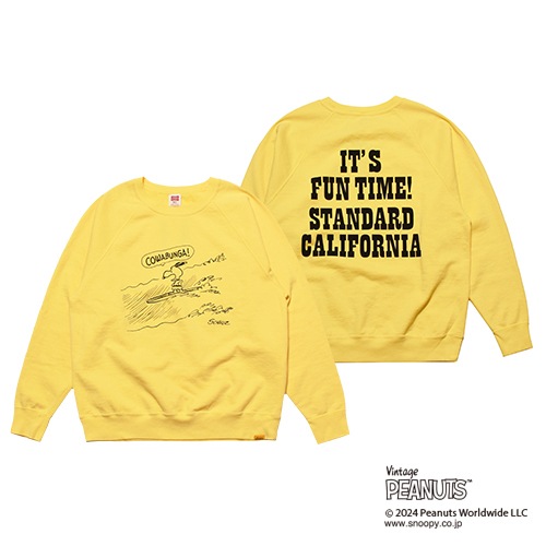 SALE 20%OFF】 SNOOPY × SD Cowabunga Crew Sweat スヌーピー 
