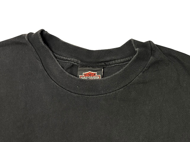 90s��Harley-Davidson �ϡ��졼���ӥåɥ���SHORT SLEEVE T-SHIRTS ���硼�ȥ��꡼�� T����ġ�col:BLACK��size:XXL��COTTON100%��Made in U.S.A.����VINTAGE �ӥ�ơ����ۡ���šۡ�Ź�޻����Բġ�